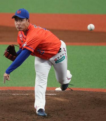 西武-オイシ 6回無失点と好投した先発の牧野憲伸=ベルーナドーム