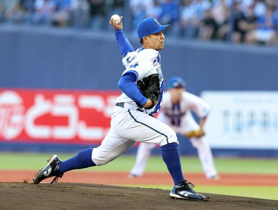 ＤｅＮＡ先発の東克樹＝エコスタ