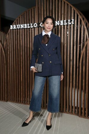 ブルネロ・クチネリ来日記念レセプションに参加した杏(C)Brunello Cucinelli