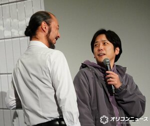 映画『8番出口』興行収入50億円突破記念!完全攻略舞台あいさつ(左から)河内大和、二宮和也 (C)ORICON NewS inc.