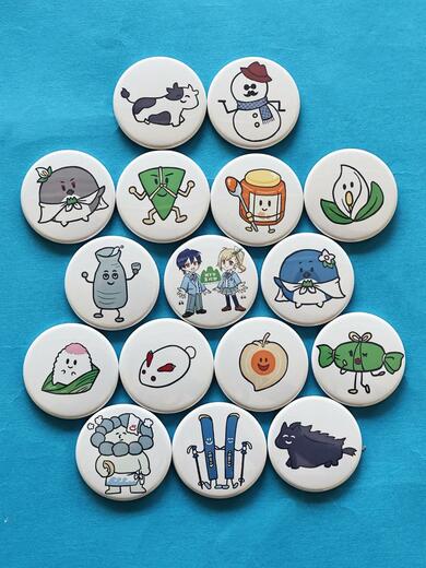 跳ね馬、スキー…新潟県妙高市の“推し”が缶バッジに！高校生グループ