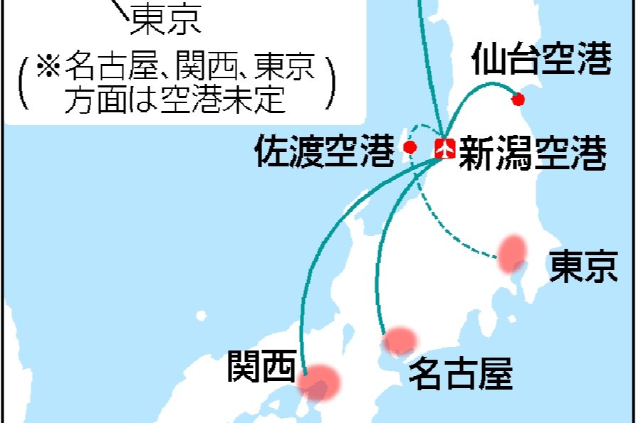 トキエア就航まで半年 6路線順次開設 新潟日報デジタルプラス