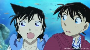 『名探偵コナン』登場キャラの毛利蘭(左)