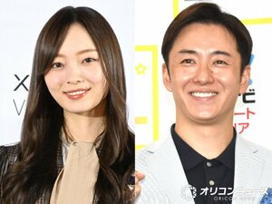 (左から)梅澤美波、斎藤佑樹氏 (C)ORICON NewS inc.