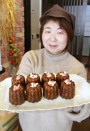 五泉産の新之助を使ったカヌレ＝五泉市村松甲