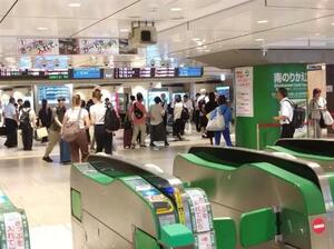 東京駅の新幹線改札(南)