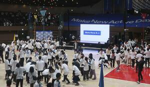 パナソニックが開催した社内交流イベント=2月22日、東京都渋谷区