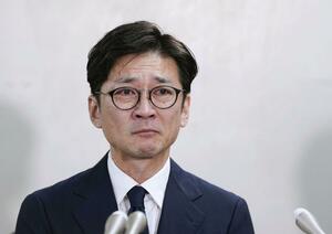 記者会見する国分太一さん＝１１月２６日、東京・霞が関の司法記者クラブ