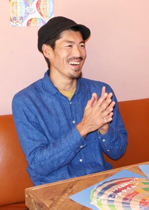 「モンドタイム」の開催について思いを語る村上武史さん=湯沢町湯沢