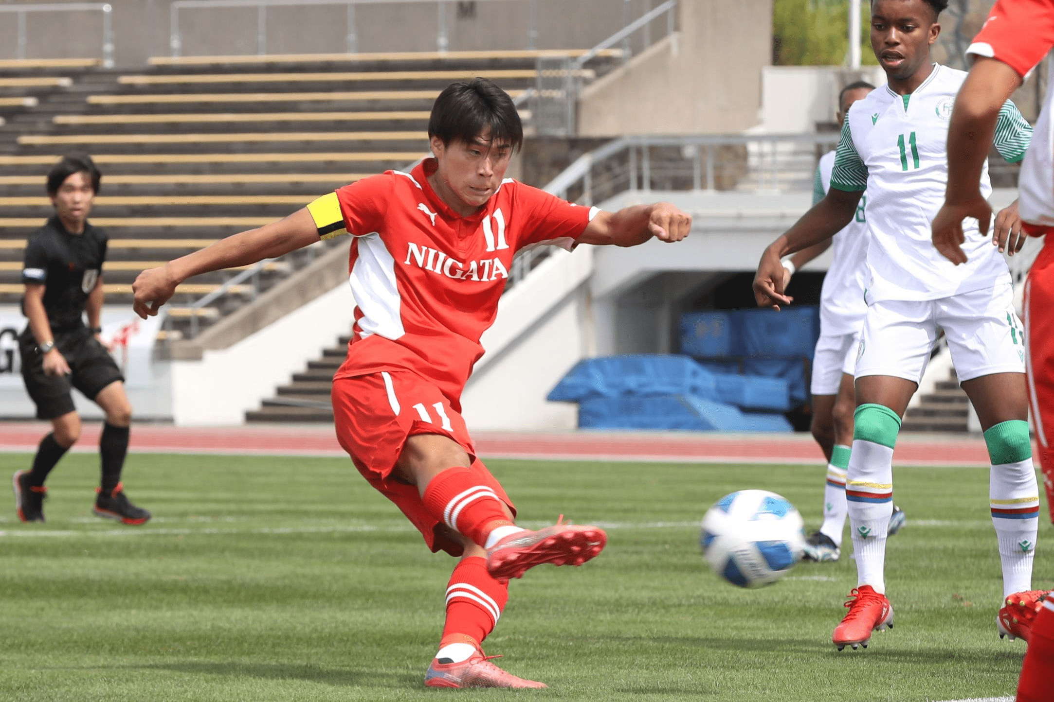 サッカー 国際ユース開幕 新潟県選抜は白星発進 コモロ代表に2 0 新潟日報デジタルプラス