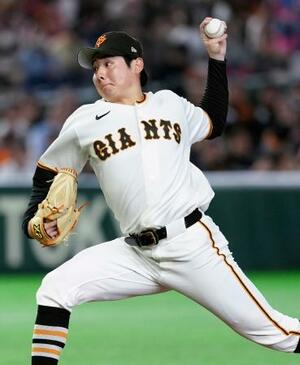 　広島戦に先発した巨人・竹丸＝東京ドーム