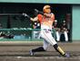 知念大成がライトスタンドへ本塁打を放ち、３－２＝みどり森
