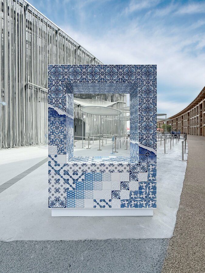 【ポルトガルパビリオン】【非売品】アート本 大阪・関西万博 ポルトガルパビリオン初出展 アズレージョを用いた