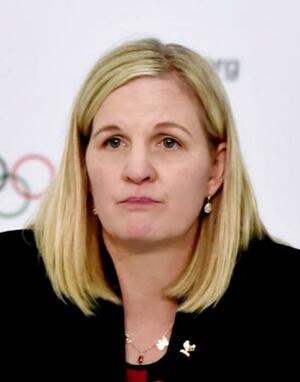 IOCのコベントリー会長(ゲッティ=共同)