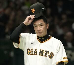プロ野球巨人の阿部慎之助監督＝４月、東京ドーム