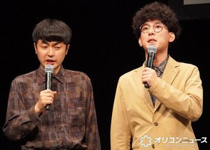 ABC『M-1グランプリ』始動会見に出席したたくろう(左から)赤木裕、きむらバンド (C)ORICON NewS inc.