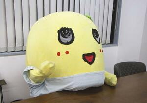 取材に応じるふなっしー