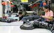 ベトナム北部フンイエン省の縫製工場で働く人たち=7月(共同)
