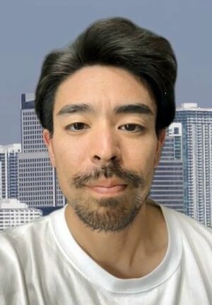 オンラインで意気込みを語る當銘孝仁