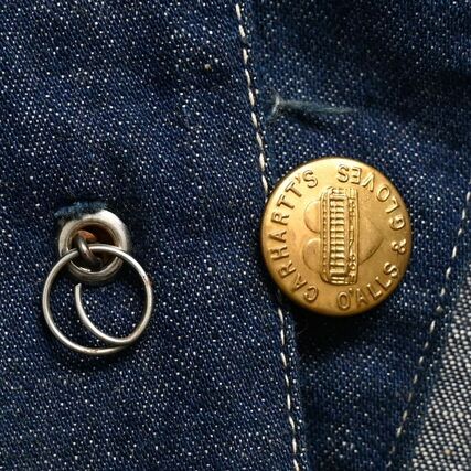 １９１０年代製「カーハートのデニムカバーオール」の拡大画像（マッシュルーム提供）