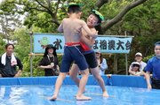 水上かっぱ相撲にかっぱの仮装、かっぱのクイズも！上越市で2年ぶり「大潟かっぱ祭り」大にぎわい