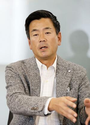 有沢製作所の有沢悠太社長最高経営責任者=上越市中田原