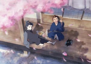 アニメ『風を継ぐもの』季節イラスト「春」（C）Project Kaze