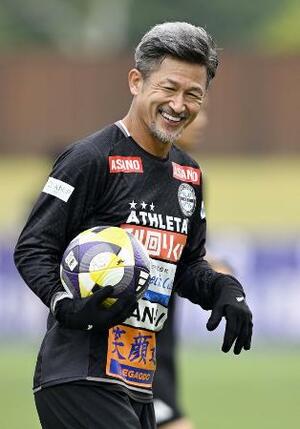 　三浦知良＝６月、三重県鈴鹿市