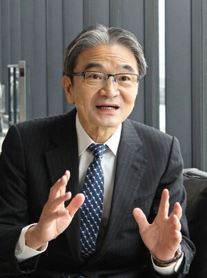 佐渡金山の世界遺産登録に向けて、「佐渡に恩返しがしたい」と話す宮田亮平さん=東京都内