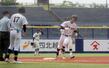 新潟工-日本文理 初回、5番宮澤日向が逆転の3点本塁打を放ち、3-1=エコスタ