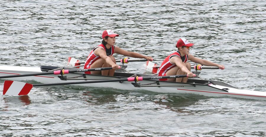 ボート 予選突破の阿賀黎明 杉﨑愛日と加藤里菜 強さ 全国に見せたい 女子ダブルスカル 新潟日報デジタルプラス