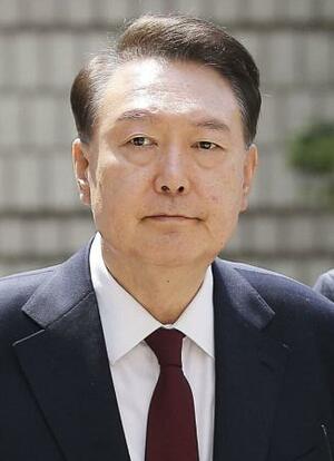 韓国の尹錫悦前大統領(聯合=共同)