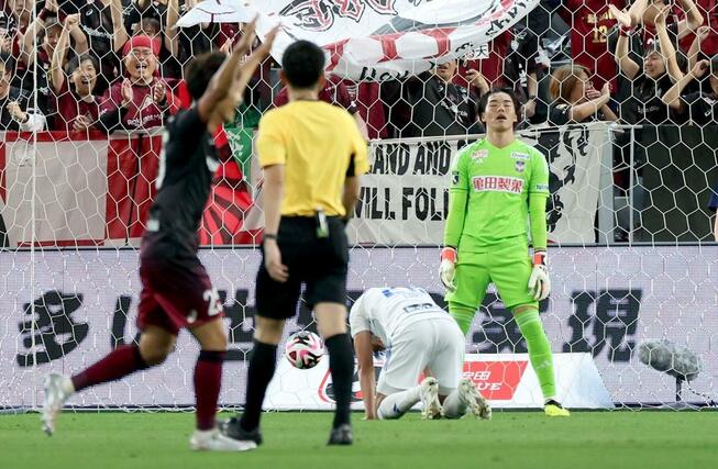 後半、3点目を奪われ1-3=ノエスタ