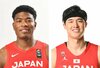 八村塁（左）、渡辺雄太（いずれもＪＢＡ提供）
