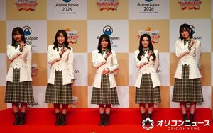 2年連続でプレゼンターを務めた櫻坂46(左から)中嶋優月、松田里奈、森田ひかる、谷口愛季、的野美青 (C)ORICON NewS inc.