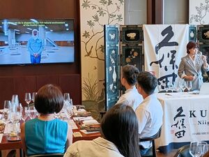 朝日酒造がシンガポールで開いたＰＲイベント＝２０２５年４月