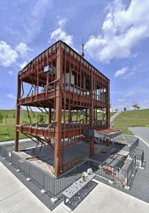 　宮城県南三陸町の旧防災対策庁舎＝２０２４年６月