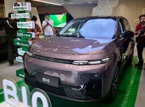 「リープモーター」のSUVの新型EV「B10」=5月、中国浙江省杭州市(共同)