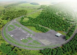 いすゞ自動車が新設する自動運転車専用のテストコースのイメージ