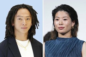 左から平野歩夢、冨田せな
