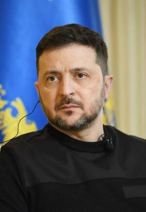 　ウクライナのゼレンスキー大統領