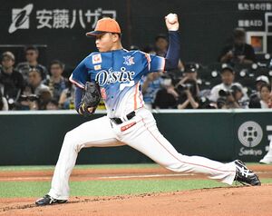 先発し、初回に6失点を喫した目黒宏也=ベルーナドーム