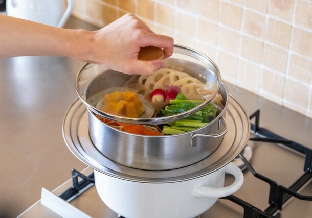 すっきり暮らすステンレスせいろ