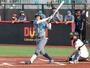 　ベースボール・ユナイテッドでプレーするプロ野球ＤｅＮＡの田内真翔＝２０２５年、ＵＡＥ・ドバイ郊外（ベースボール・ユナイテッド提供・共同）