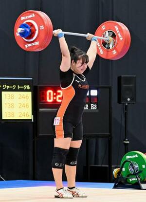 女子86キロ級 優勝した長島和奏=名古屋市吹上ホール