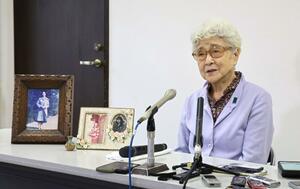 10月5日に60歳を迎える横田めぐみさんへの思いを語る母早紀江さん=3日、川崎市