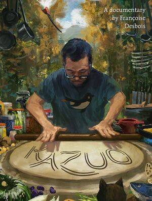 蕎麦茂左衛門のドキュメンタリー映画「KAZUO」のチラシ