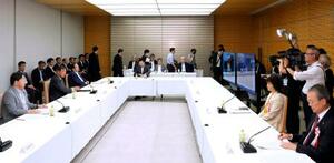 経済財政諮問会議=7日午後、首相官邸