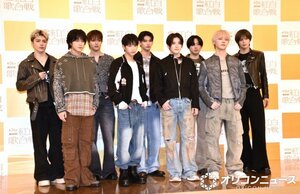 『第76回NHK紅白歌合戦』リハーサル2日目に登場した&TEAM（前列左から）TAKI、HARUA、YUMA、NICHOLAS、（後列左から）MAKI、EJ、JO、FUMA、K（C）ORICON NewS inc.