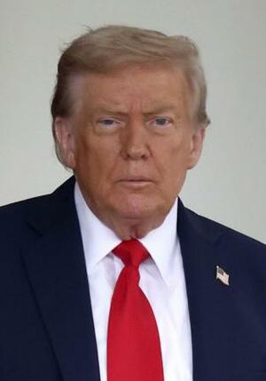 トランプ米大統領(ゲッティ=共同)